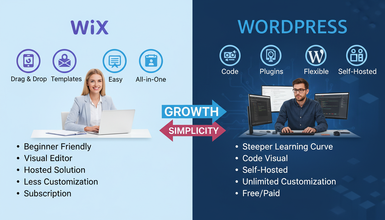 wix vs wordpress